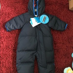 Columbia navy blue puffer bunting snow suit